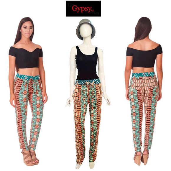 GYPSY05 NEW Lima Mosaic Relaxed Slim Pant M